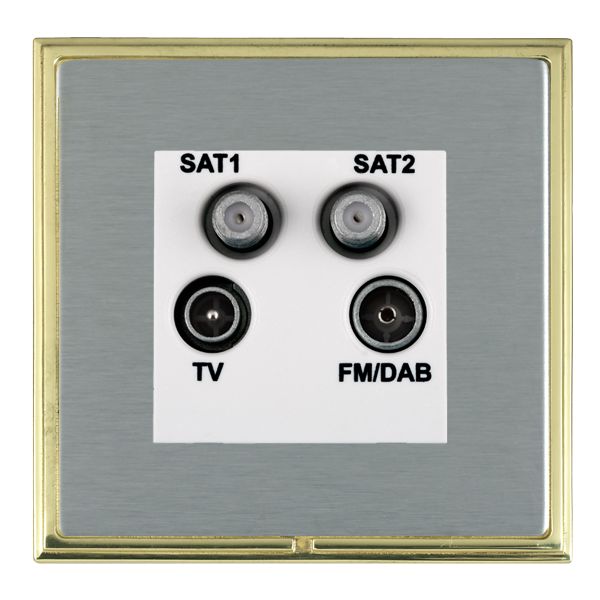L-Sca CFX PB/SS No-Isolat TV+FM+2XSAT WH