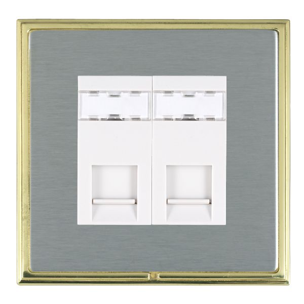 L-Sca CFX PB/SS 2g RJ45 CAT5E Unsheld WH
