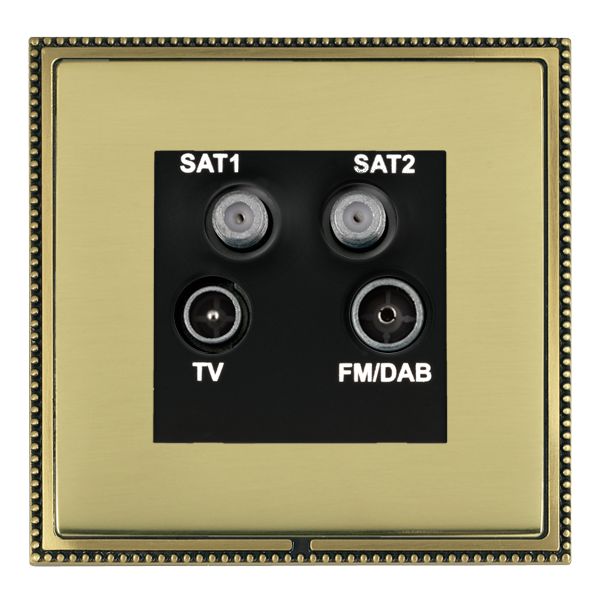 L-Per CFX AB/PB No-Isolat TV+FM+2XSAT BL