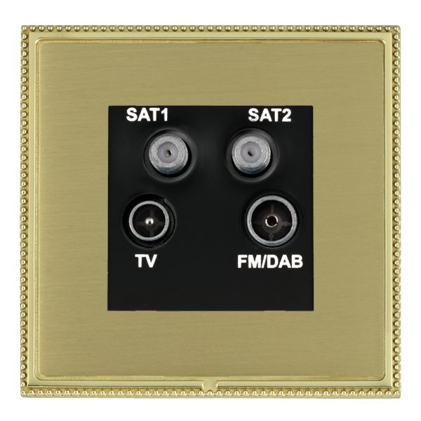 L-Per CFX PB/SB No-Isolat TV+FM+2XSAT BL