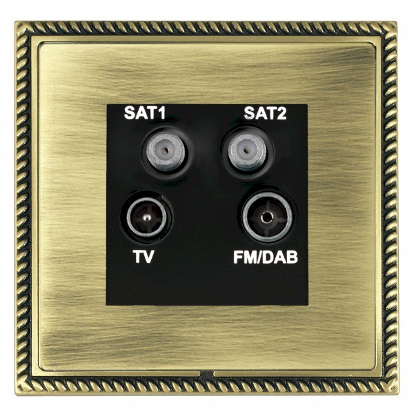 L-Geo CFX AB/AB No-Isolat TV+FM+2XSAT BL