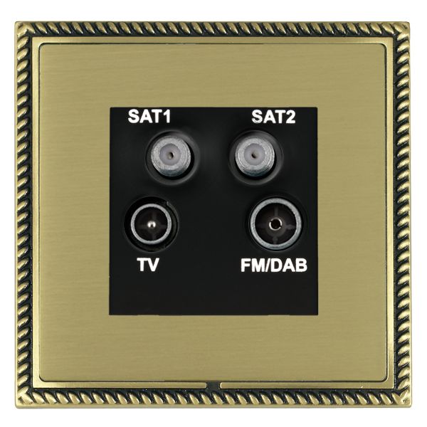 L-Geo CFX AB/SB No-Isolat TV+FM+2XSAT BL