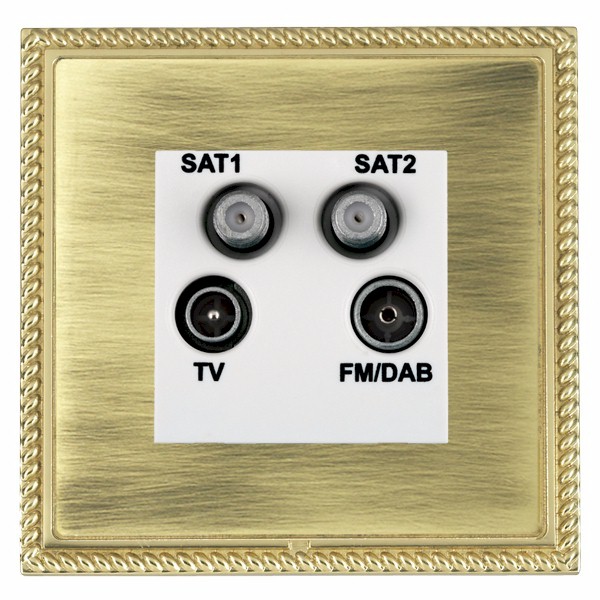 L-Geo CFX PB/AB No-Isolat TV+FM+2XSAT WH