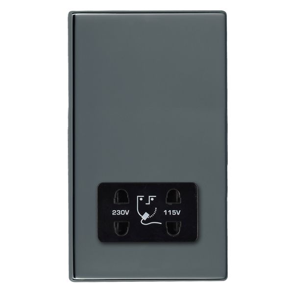 Hart CFX BK Shaver Dual Volt Socket BL