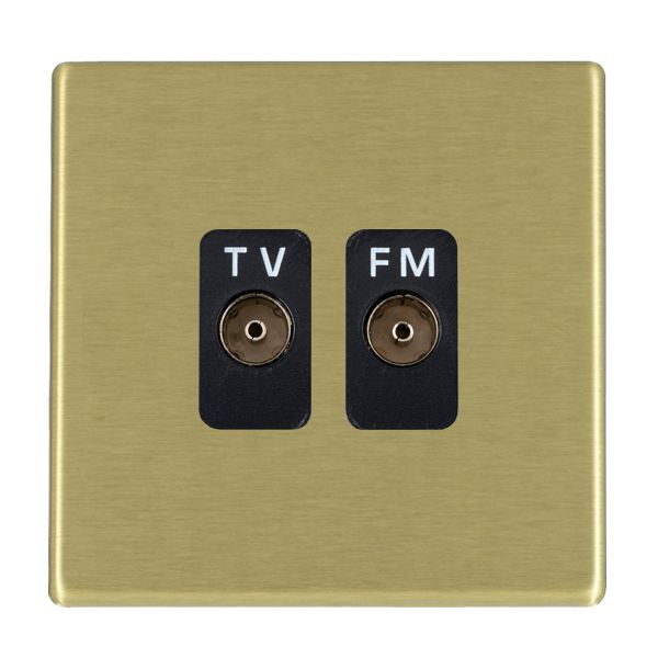 H-CFX SB Isolat TV/FM Diplex 1in/2out BL