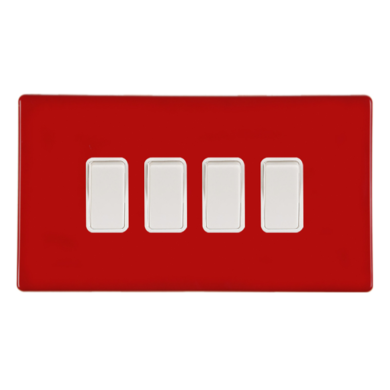 HCFX Col Red 4g 10AX 2 Way Rkr WH/WH