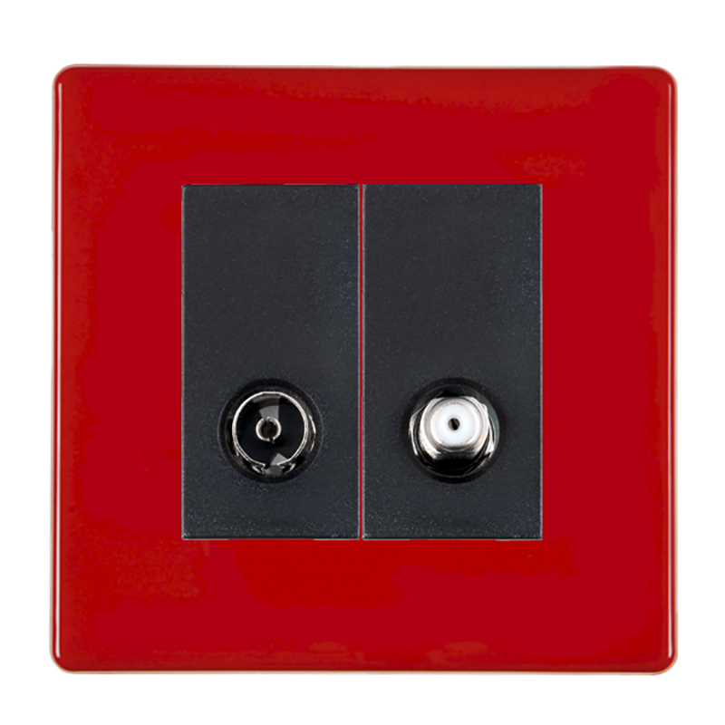 HCFX Col Red 2g N-Isol TV+Sat 2in/2 BL