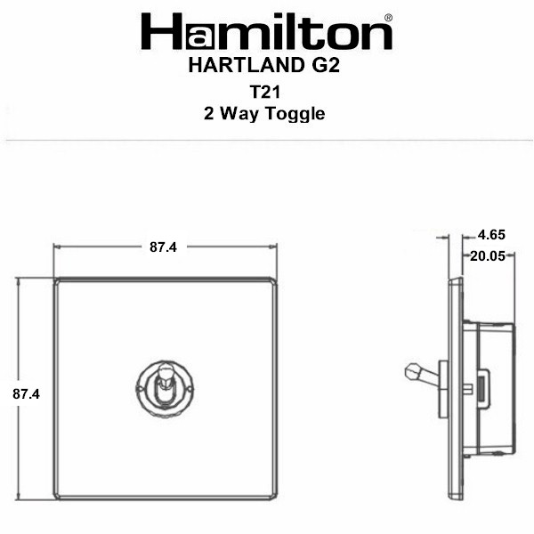 Hart G2 BK 1g 20AX 2Way Toggle BK - Image 3