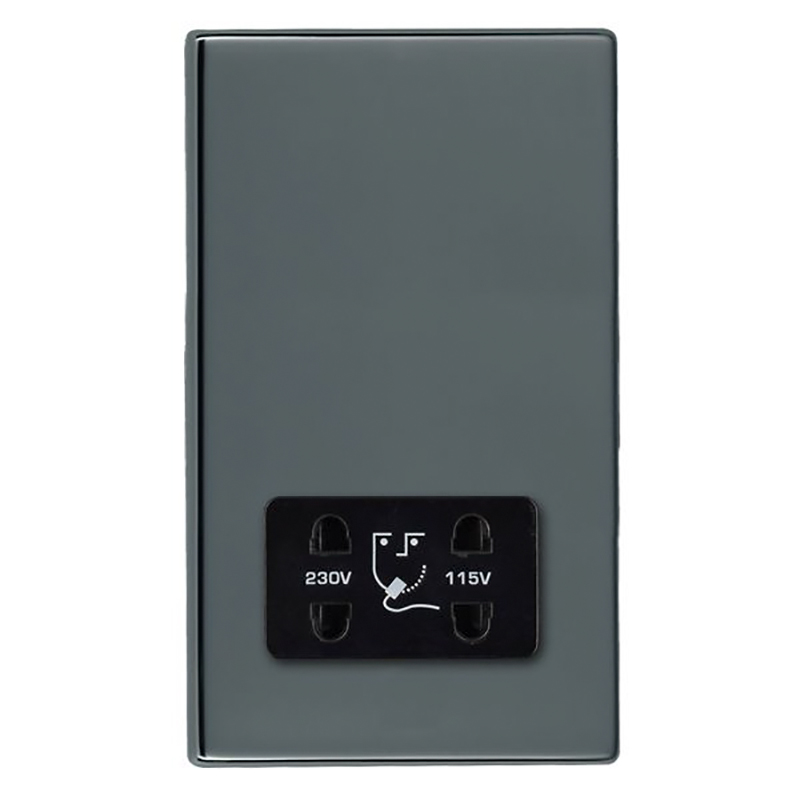 Hart G2 BK Shaver Dual Volt Socket BL