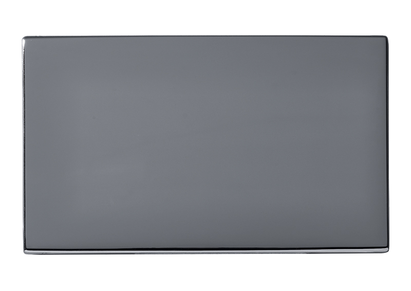 Hart G2 BK Double Blank Plate