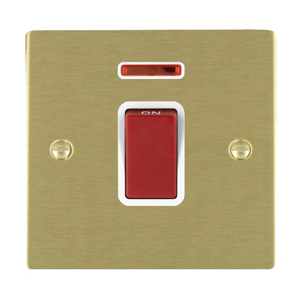 Shr SB 1g 45A Double Pole+N Red Rkr/WH