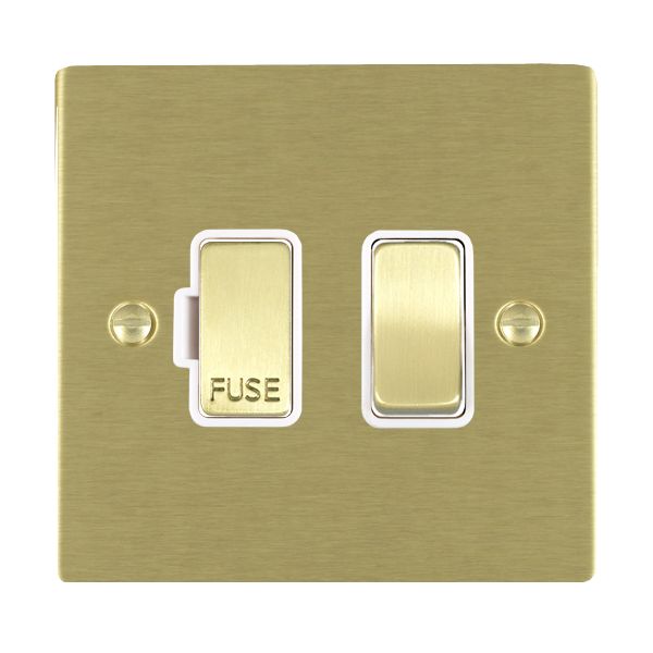Shr SB 1g 13A DP Fused Spur SB/WH