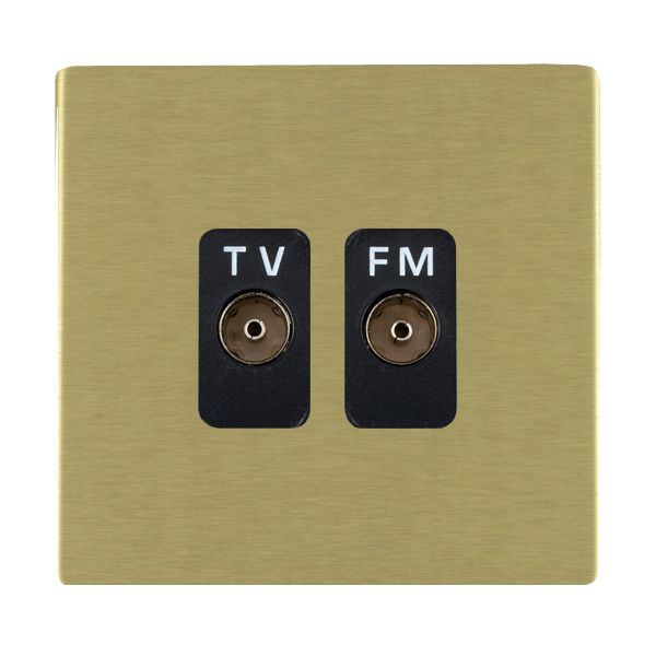 S-CFX SB Isolat TV/FM Diplex 1in/2out BL
