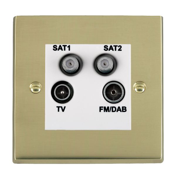 Cher V PB Non-Isolated TV+FM+2XSAT WH