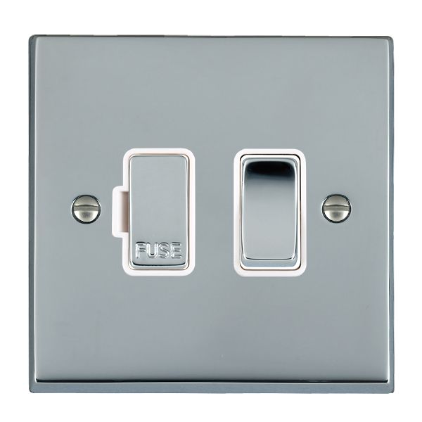 Cher V BC 1g 13A DP Fused Spur BC/WH