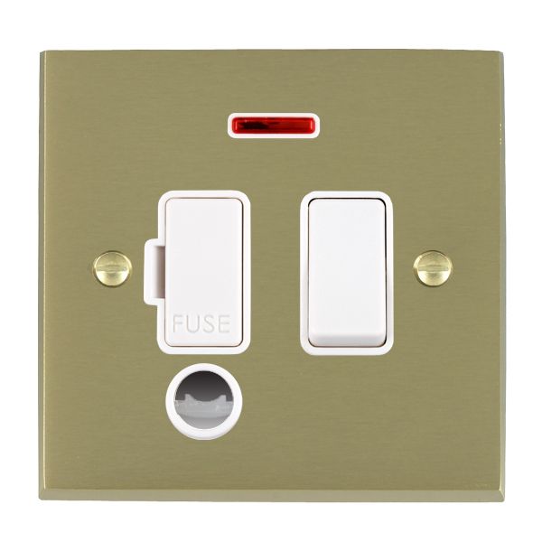 Cher V SB 13A DP Fuse SP+N+CO WH/WH