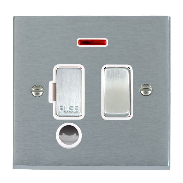 Cher V SC 13A DP Fuse SP+N+CO SC/WH