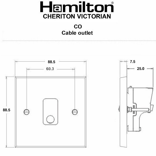 Cher V BK 1g 20A Cable Outlet BL - Image 3