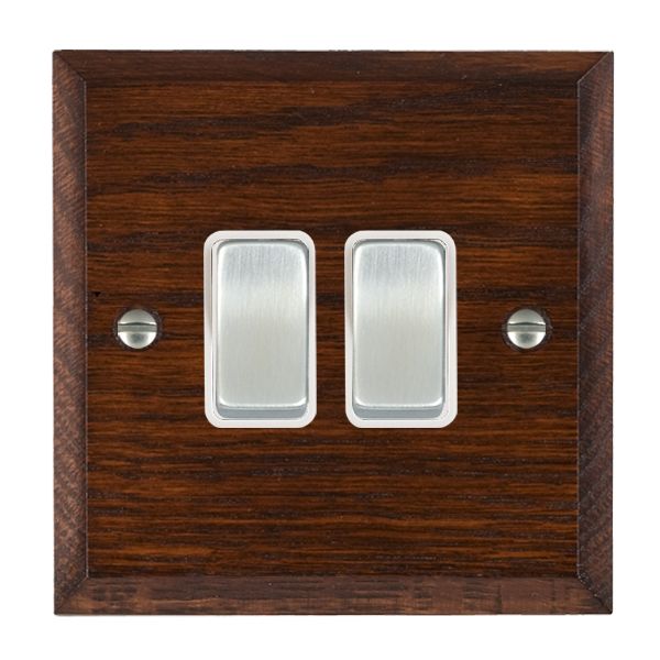 Wood Cha A/M 2g 10AX 2 Way Rkr SC/WH