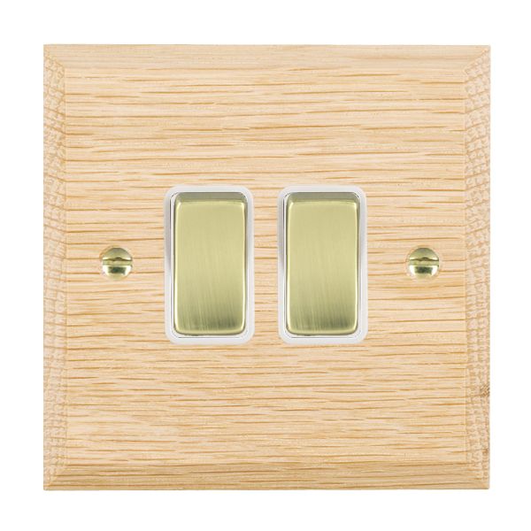 Wood Cha L/O 2g 10AX 2 Way Rkr PB/WH