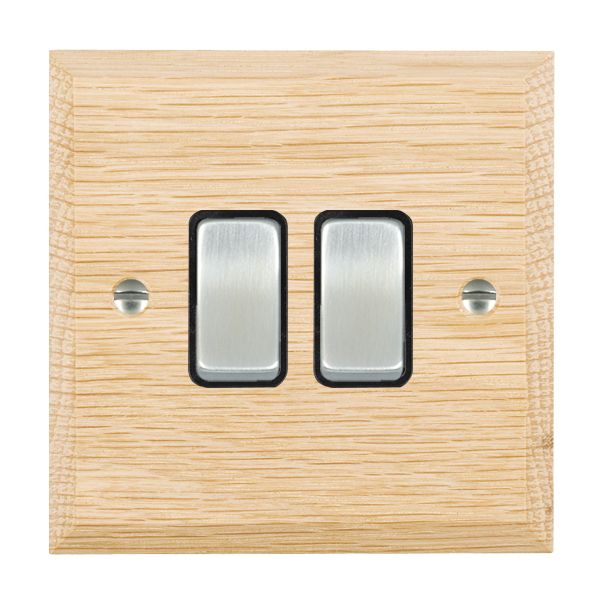 Wood Cha L/O 2g 10AX 2 Way Rkr SC/BL