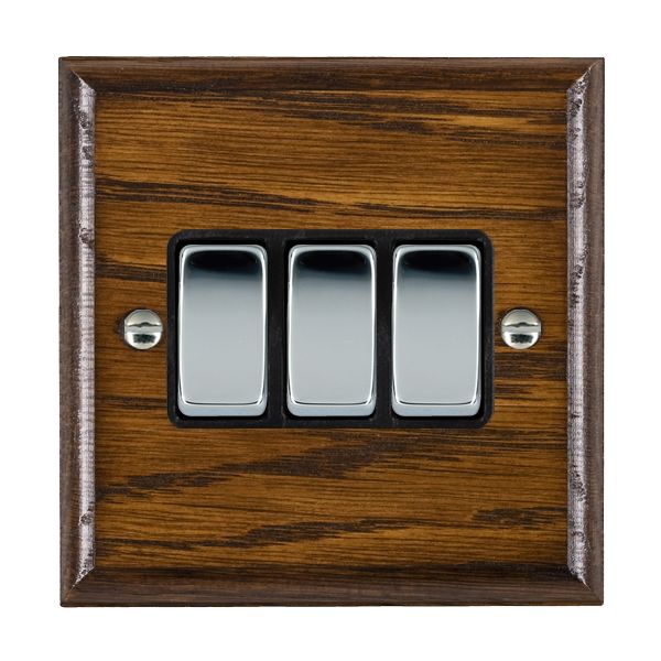Wood Ovo D/O 3g 10AX 2 Way Rkr BC/BL