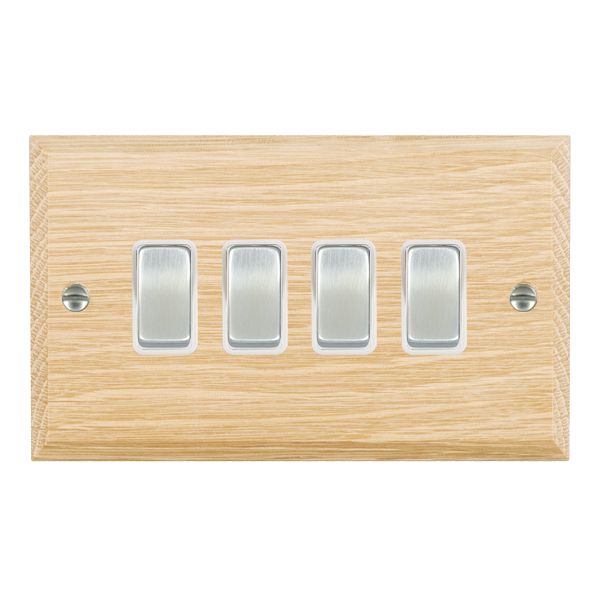 Wood Cha L/O 4g 10AX 2 Way Rkr SC/WH