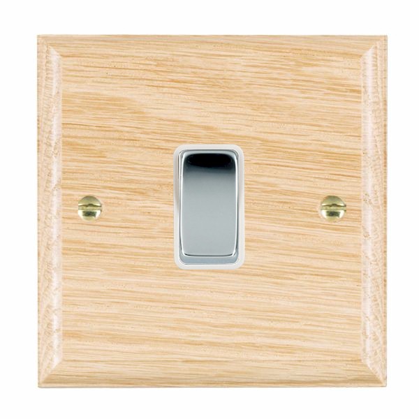 Wood Ovo L/O 1g 10AX Inter Rkr BC/WH