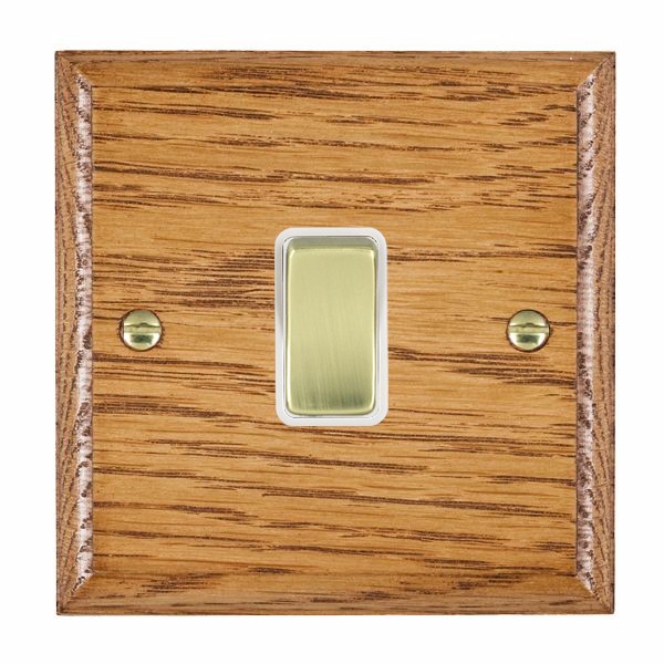 Wood Ovo M/O 1g 10AX Inter Rkr PB/WH