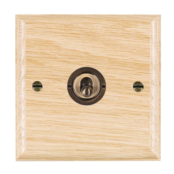 Wood Ovo L/O 1g 20AX 2Way Toggle AB