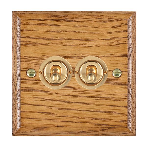 Wood Ovo M/O 2g 20AX 2Way Toggle PB