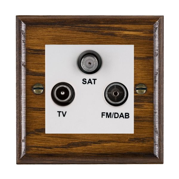 Wood Ovo D/O Non-Iso DAB TV+FM+SAT WH
