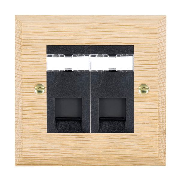 Wood Cha L/O 2g RJ12 Unshielded BL