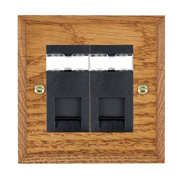 Wood Cha M/O 2g RJ12 Unshielded BL