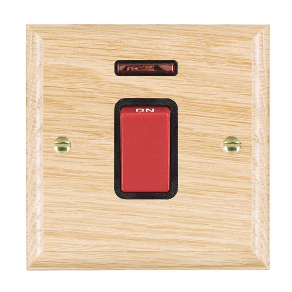 Wood Ovo L/O 1g 45A DP+N Red Rkr/BL