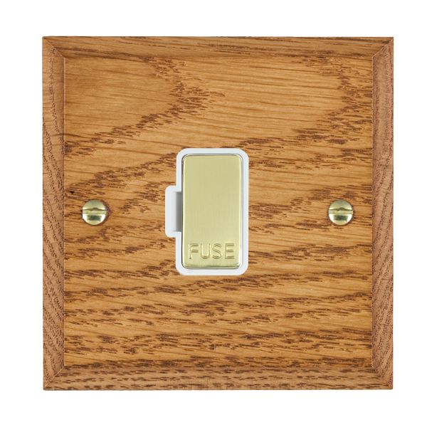 Wood Cha M/O 1g 13A Fuse Only PB/WH