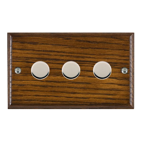 Wood Ovo D/O 3g LEDITB100 2 way Dim BC