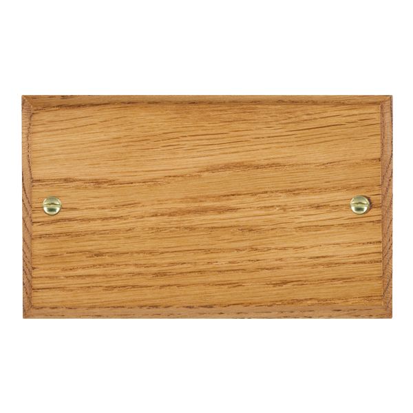Wood Cha M/O Double Blank Plate