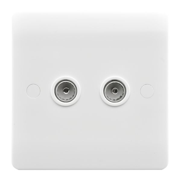 Verve White 2g Non-Isol TV 2in/2out WH