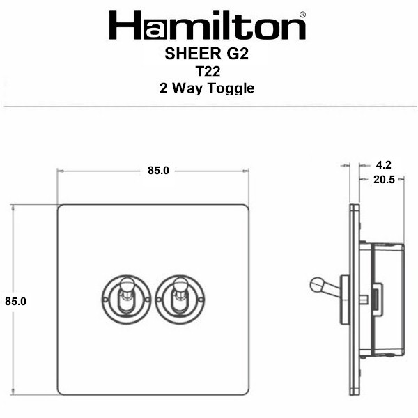 Shr G2 BK 2g 20AX 2Way Toggle BK - Image 3