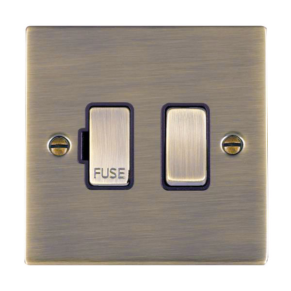 Sher AB 1g 13A DP Fused Spur AB/BL